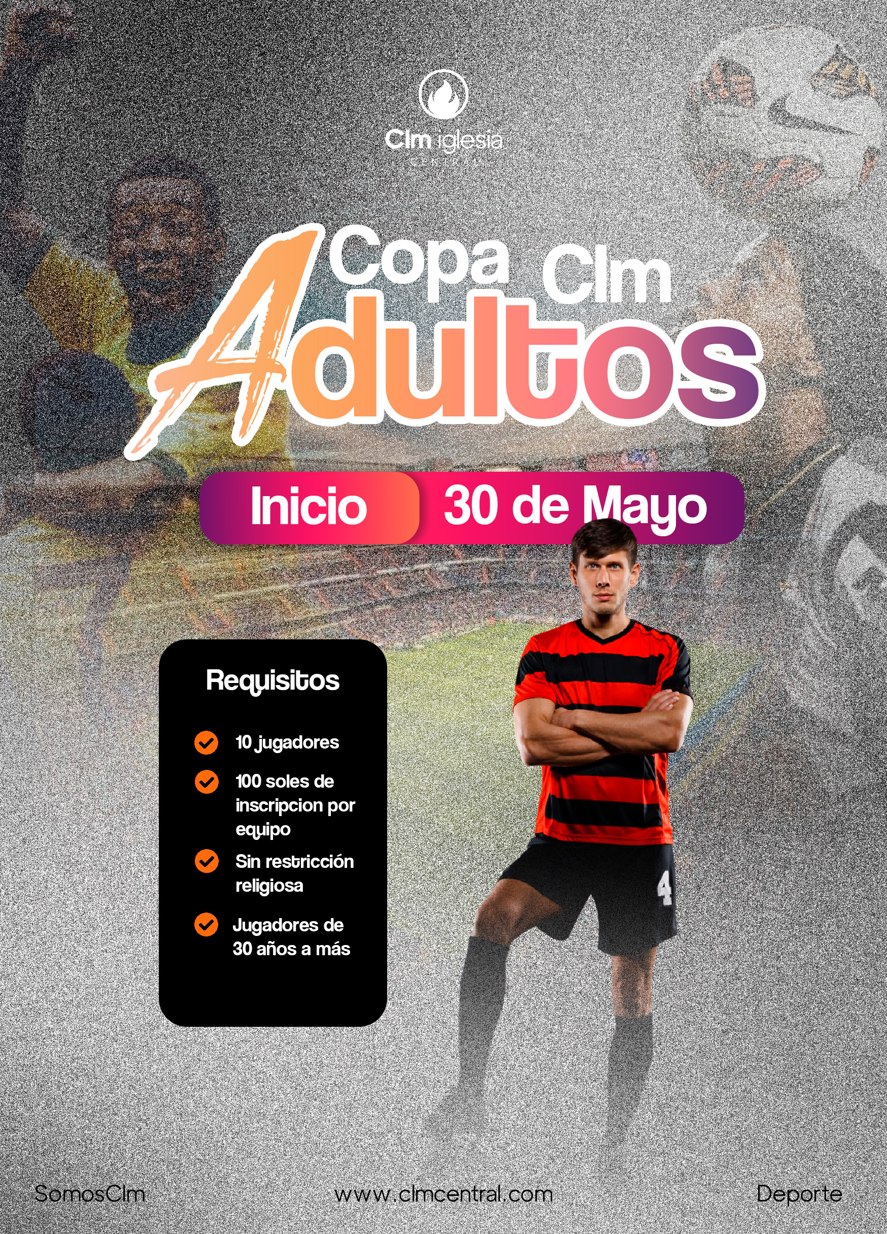 Flyer Campeonato CLM Deportes